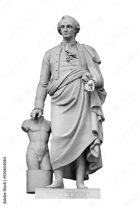 Winckelmann sculpture adorns the building of the New Hermitage ...