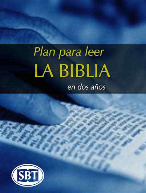 Plan para leer la Biblia Sociedad Bíblica Trinitaria