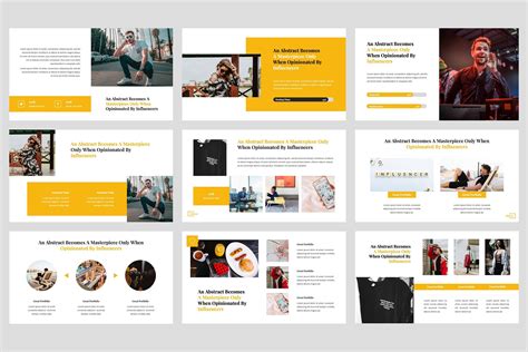 Firona Influencer Powerpoint Template By Stringlabs Thehungryjpeg