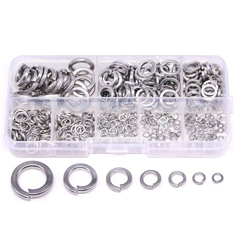 Spring Lock Washer 304 Stainless Steel Spring Lock Washer Assortment