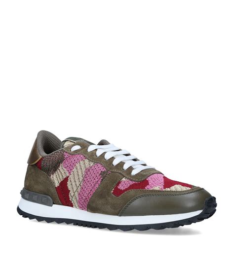 Womens Valentino Garavani multi Valentino Garavani Rockrunner Low-Top ...