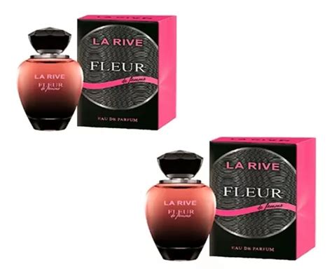 Kit Com 2 Unidade Perfume Feminino La Rive Fleur Edp 90ml