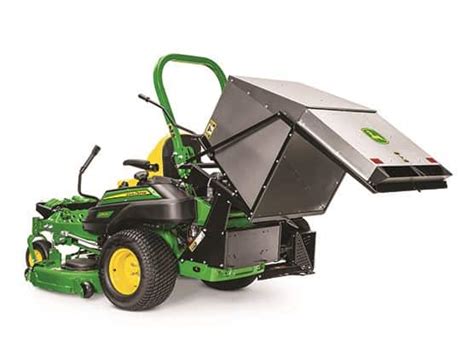 John Deere Unveils New Dump From Seat Material Collection System Lawn