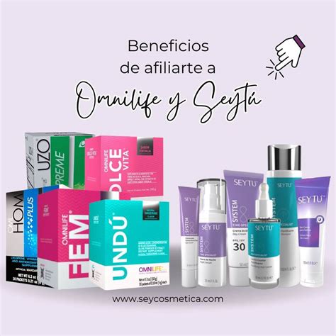 Productos SEYTU OMNILIFE Benefíciate por dentro y por fuera