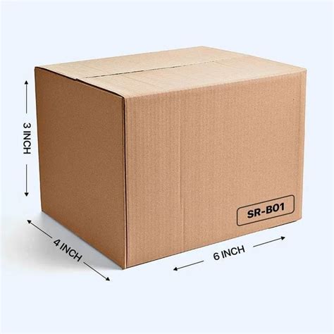 Packaging Carton Box At Piece Regular Slotted Carton Box In