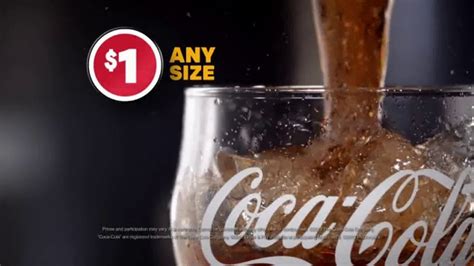 Mcdonalds 1 2 3 Dollar Menu Tv Commercial Any Size Soft Drinks