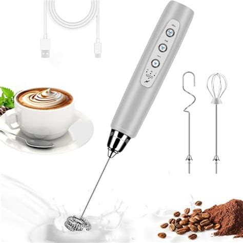 Milk Frother Handheld Usb Rechargeable Foam Maker Electric