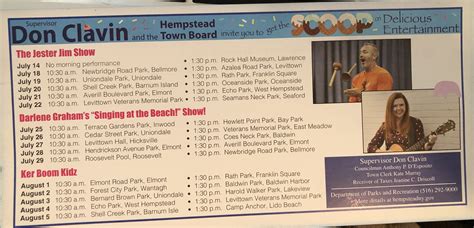 Town Of Hempstead Free Childrens Summer Shows 2022 Macaroni Kid Five