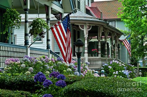 Victorian House And Garden. Photograph by John Greim