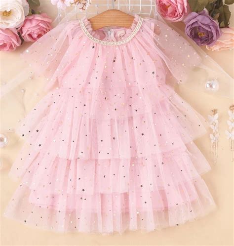 Vestido Para Menina 6 Anos - Vestido Infantil Menina Festa 6 Anos Tule Rosa (a619) | Elo7