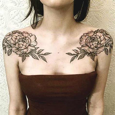 50 Stunning Collar Bone Tattoos For Women And Men