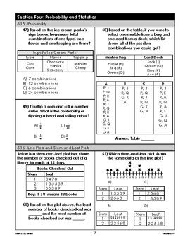 Math 5 Virginia SOL Review Packet By Matt Hoyler TpT