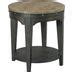 Plank Road Charcoal Artisans Round End Table By Kincaid 1StopBedrooms