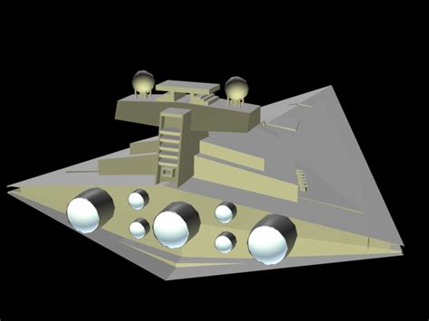 Star Destroyer - 3D Model - ShareCG