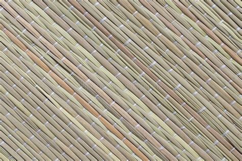 Straw Beach Mat Texture Closeup Shot Of Beach And Picnic Blanket Or