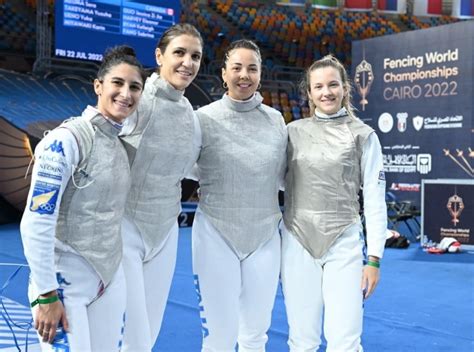 Scherma Mondiali Oro Dell Italia Nel Fioretto Donne A Squadre