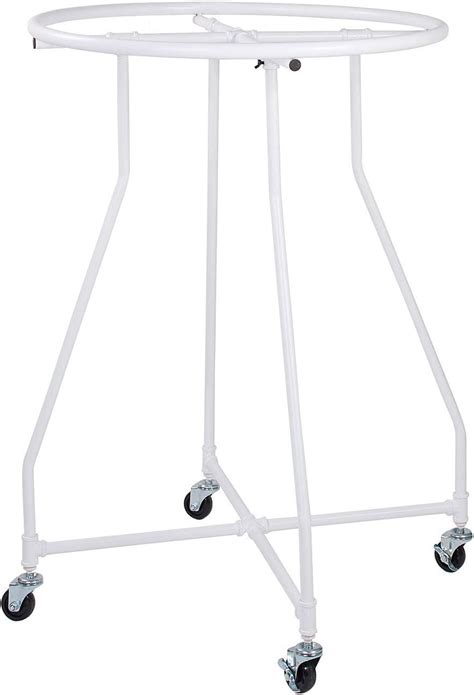 Amazon Sswbasics Boutique White Pipe Round Clothing Rack H X