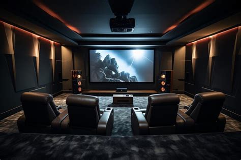 premium ai image home cinema