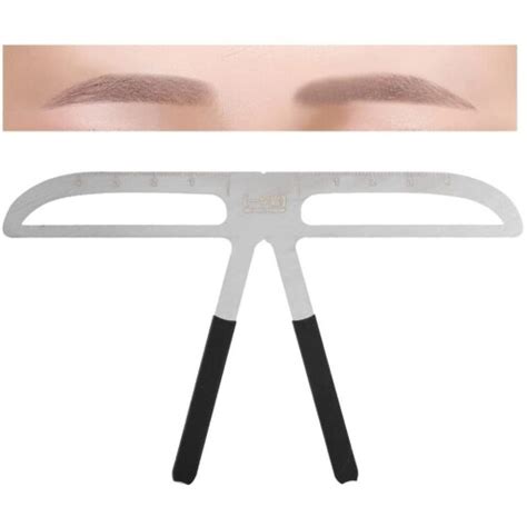 Eyebrow Ruler Reusable Makeup Stencil Permanent Microblading Divider