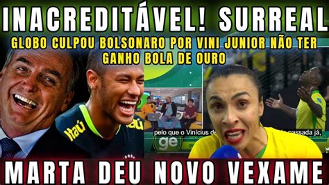 Urgente Surreal Jornalista Da Globo Culpa Em Bolsonaro Por Vini Junior