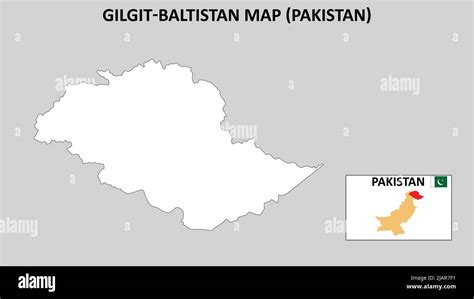 Mapa Gilgit Baltistan Gilgit Baltistan Mapa de Pakistán con fondo