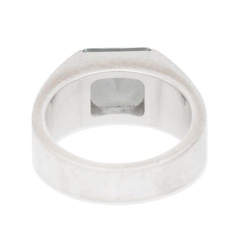 Bonhams Cartier Aquamarine Tank Ring