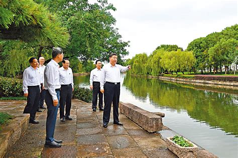 習近平在浙江考察時強調 始終幹在實處走在前列勇立潮頭 奮力譜寫中國式現代化浙江新篇章 返京途中在山東棗莊考察