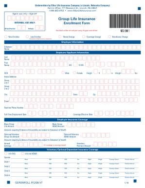 Fillable Online Underwritten By 5Star Life Insurance Company A Lincoln
