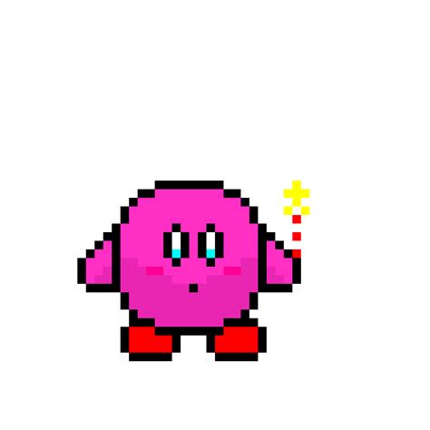 Star Rod Kirby Pixel Art