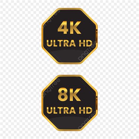 Cone Ultra Hd K E K Png Png Logotipo De Resolu O Ultra Hd K Png