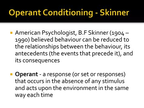 Lesson 4 Operant Conditioning Ppt