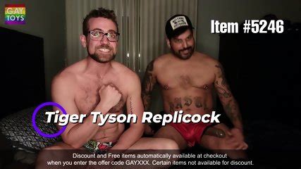 Tiger Tyson Replicock Inches Pornstar Monster Dildo For Gay