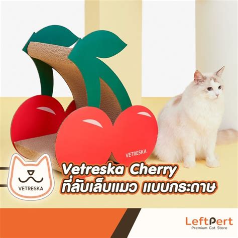 Vetreska Cherry ที่ลับเล็บแมว แบบกระดาษ | Lazada.co.th