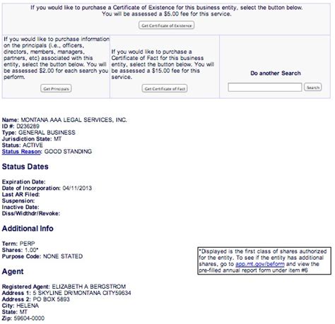 Montana Business Registration Llc Bible