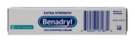 Benadryl Extra Strength Anti Itch Cream 1 Oz Tube Pack Of 2