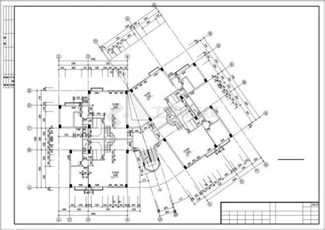 某六层砖混结构复式公寓楼设计cad全套建筑施工图（标注详细）居住建筑土木在线