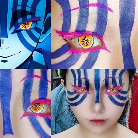 Unibling Demon Slayer Akaza Colored Contacts (Yearly) | Colored contacts, Colored eye contacts ...