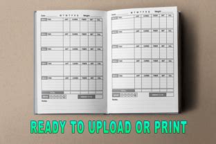 Calorie And Carb Counter Book Interior Graphic By Lamalam Imade