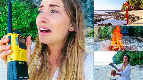 Girl Stranded On A Deserted Island Youtube