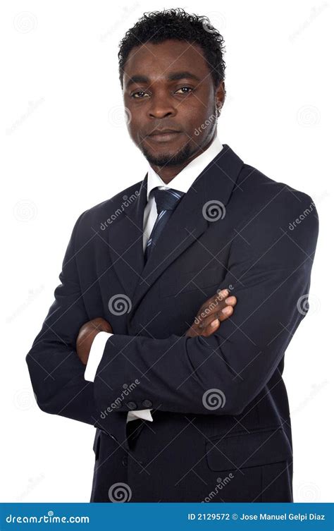 Attractive African Businessman Stock Photo Image Of Credit Money