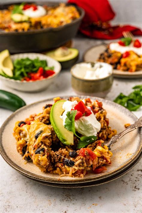 Cowboy Beef And Rice Skillet Xoxobella