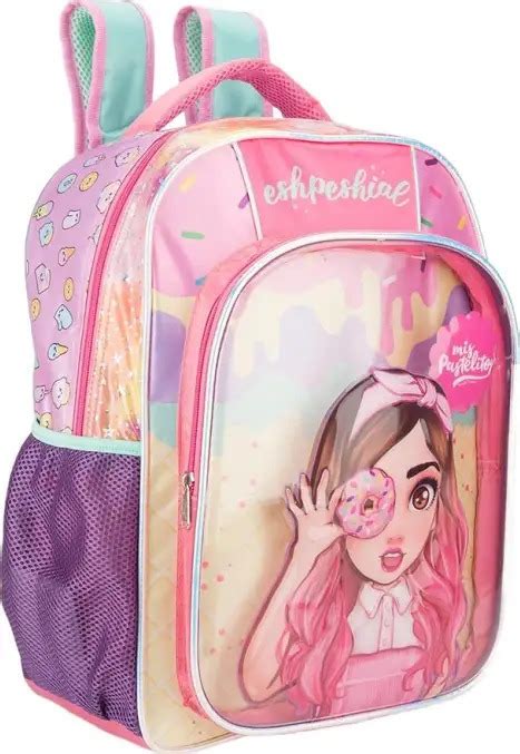 Mochila Niña Primaria Mis Pastelitos 3d Original 171350 Rosa Meses