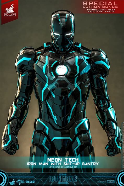 Hot Toys Relan A Figura Neon Tech Iron Man Na Escala Mais Acess Rios Universo Marvel