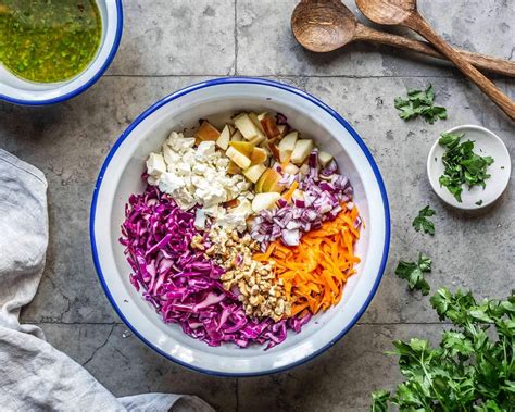 Rotkohl Salat Mit Feta Und Waln Ssen Klara Ida