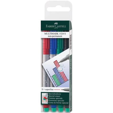 Faber Castell Multimark Folienstift Non Permanent S Er Etui