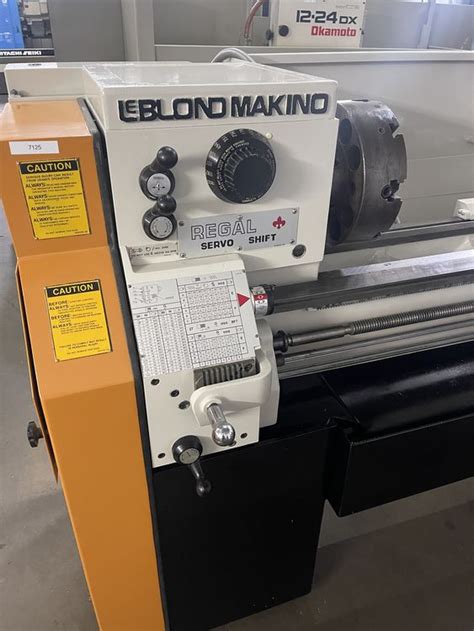 Leblond Makino Engine Lathe 1 800 RPM Regal Servo Shift 15C