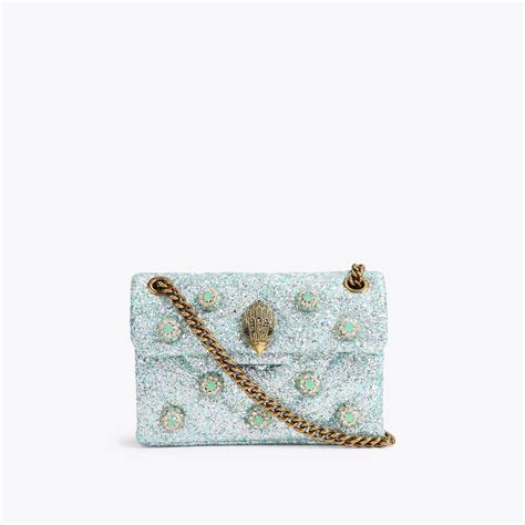 MINI KENSINGTON BAG Pale Green Cross Body Bag by KURT GEIGER LONDON