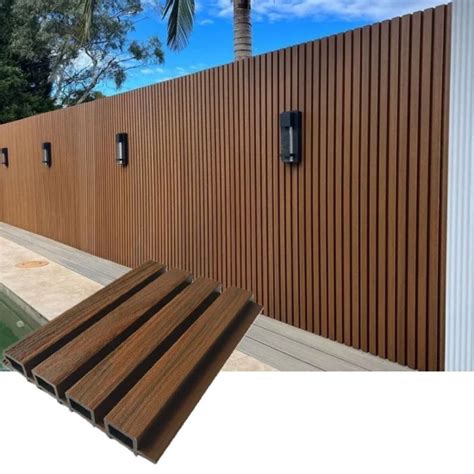 Waterproof Building Materials Wooden Grain Wall Cladding Board Wpc