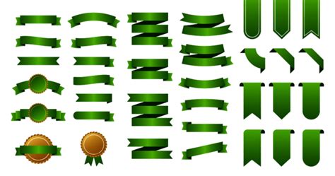 Green Ribbon Banner Clipart Images | Free Download | PNG Transparent ...