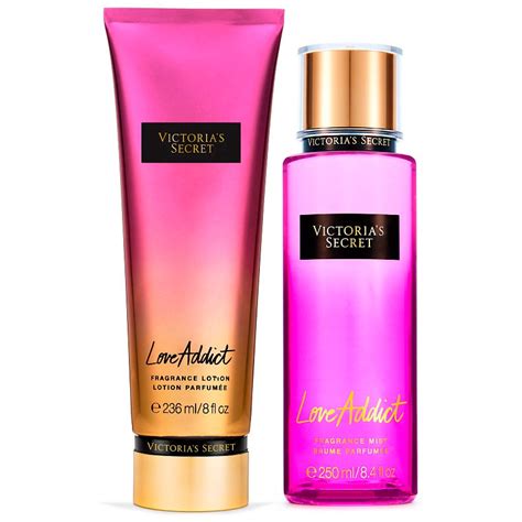 Victoria S Secret Kit Love Addict Creme Hidratante 236ml Body Splash